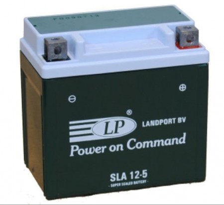 Landport 12V 5Ah motor akkumulátor jobb+ SLA125